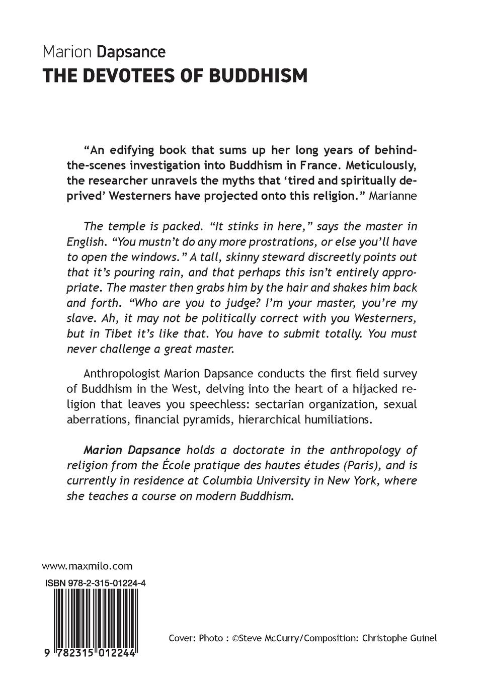 Rückseitencover The Devotees of Buddhism