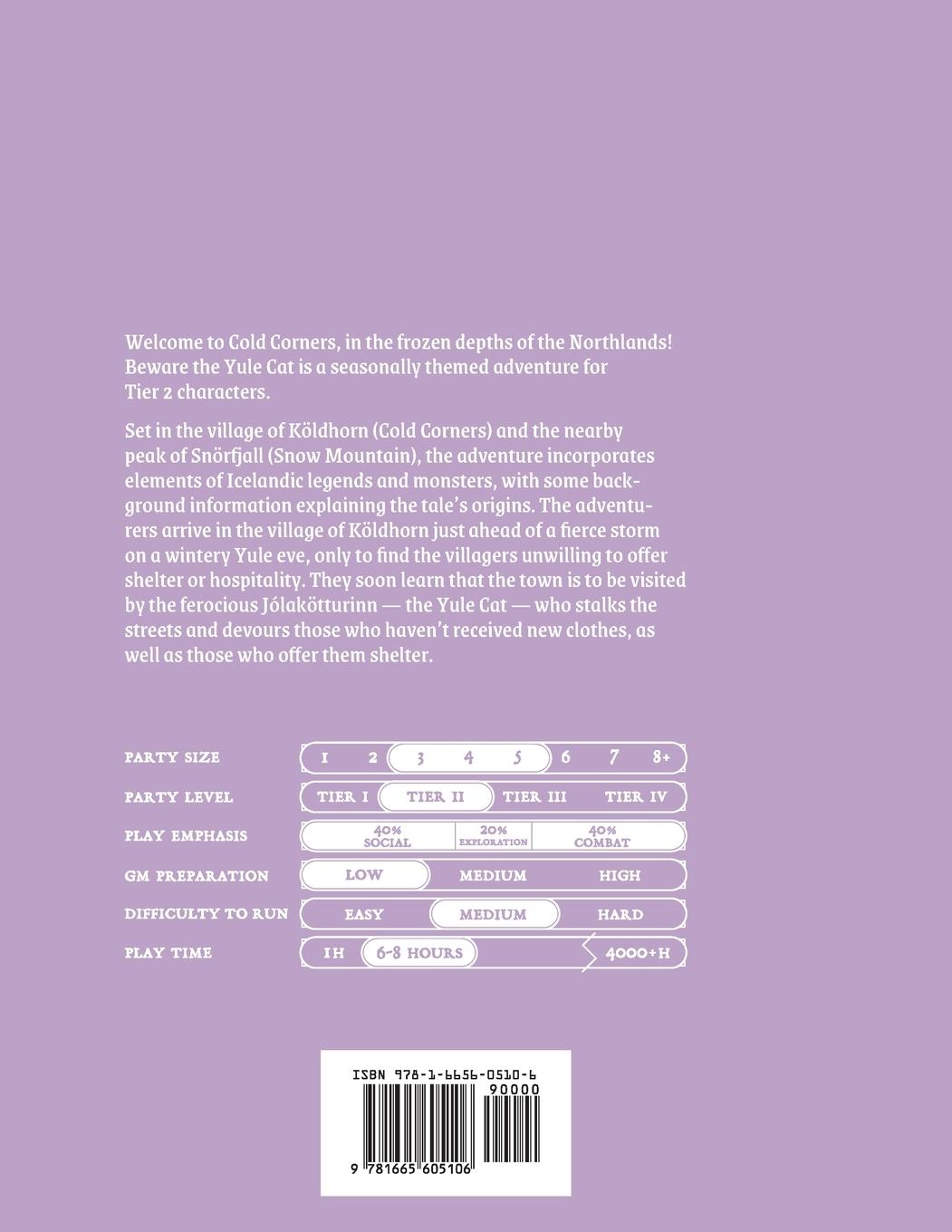 Rückseitencover Beware the Yule Cat 5e