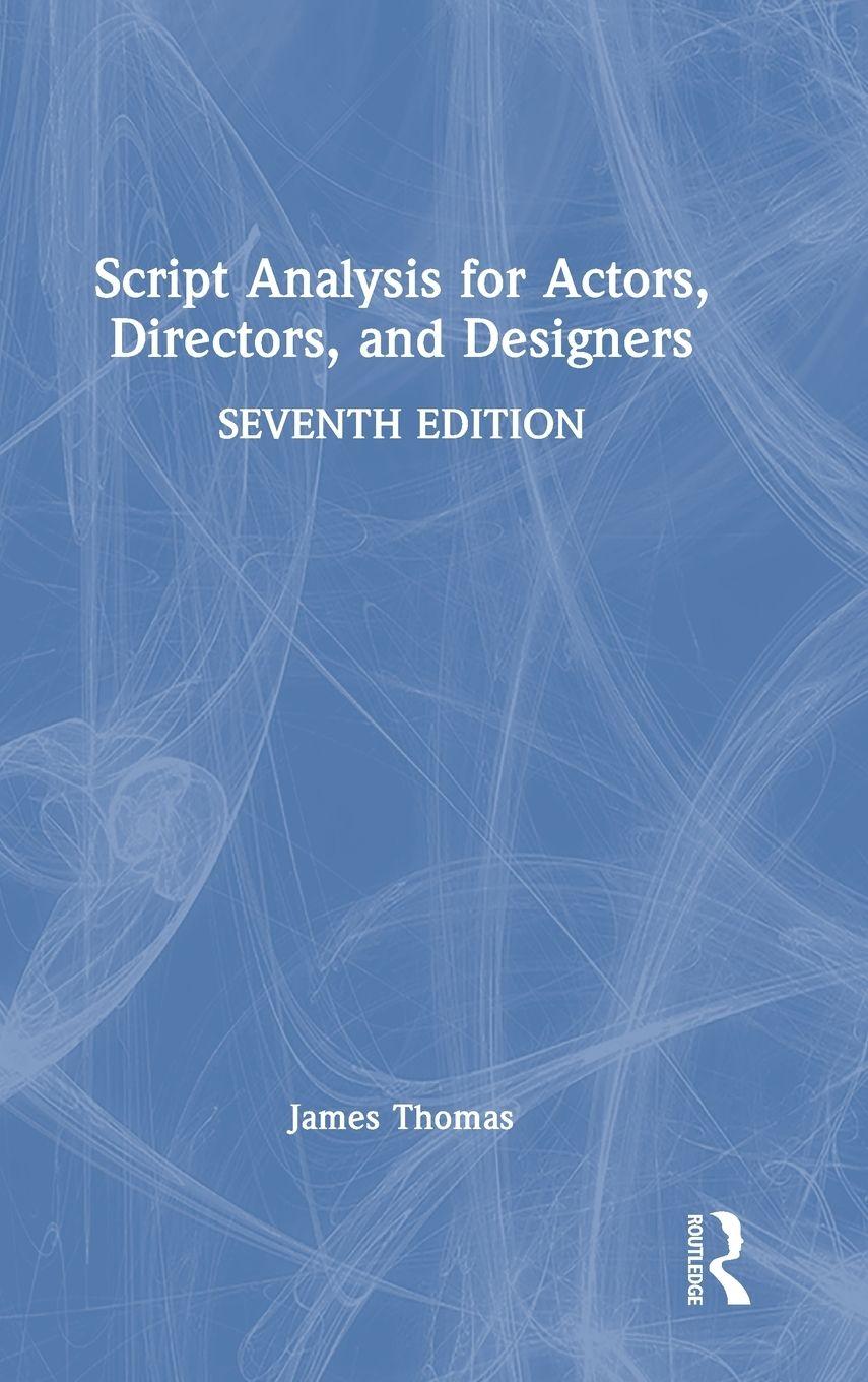 Vorderes Coverbild Script Analysis for Actors, Directors, and Designers