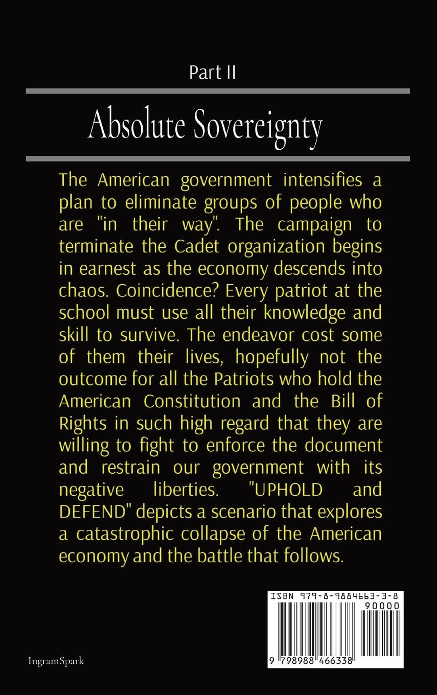 Rückseitencover UPHOLD AND DEFEND