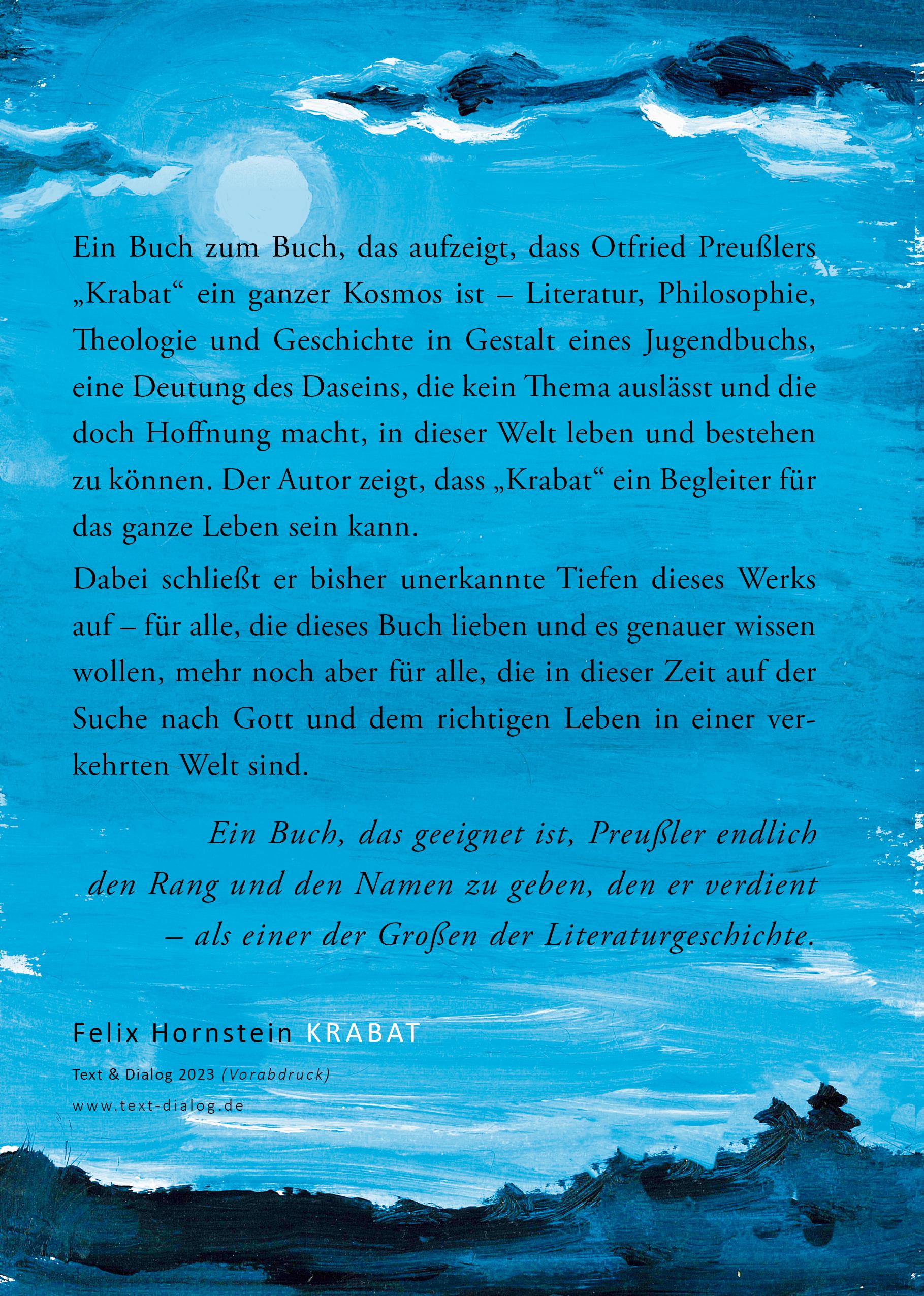 Rückseitencover Krabat