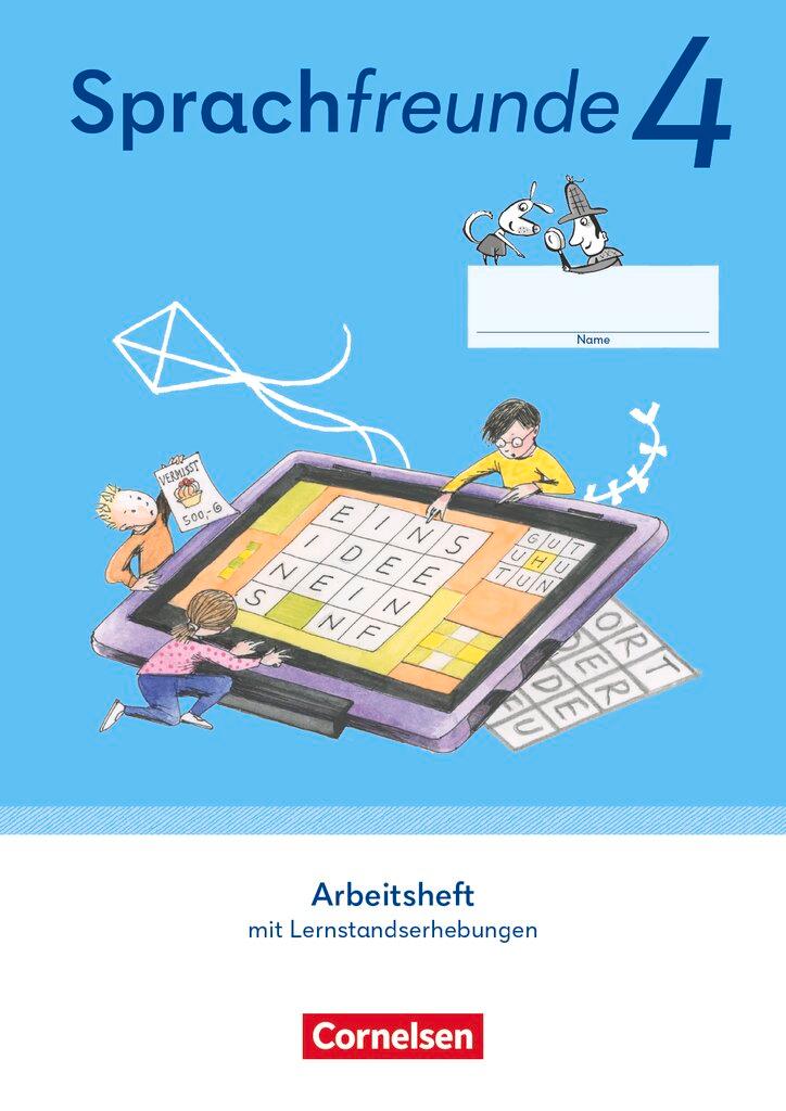 Vorderes Coverbild Sprachfreunde 4. Schuljahr. Arbeitsheft Schulausgangsschrift - Östliche Bundesländer und Berlin