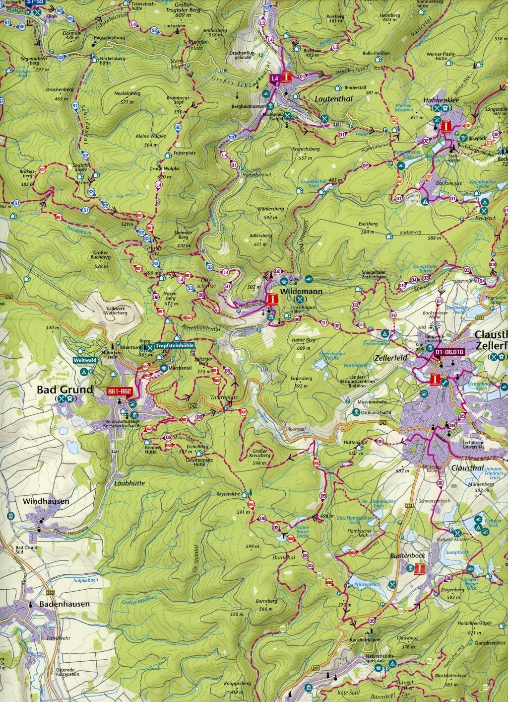 Beispielinhalt (Bild) Der Harz für Mountainbiker