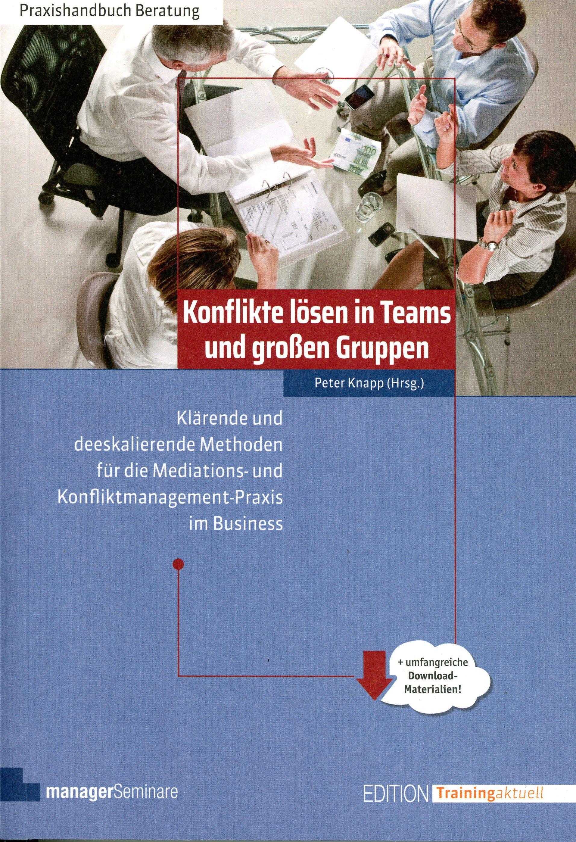 Vorderes Coverbild Konflikte lösen in Teams und großen Gruppen