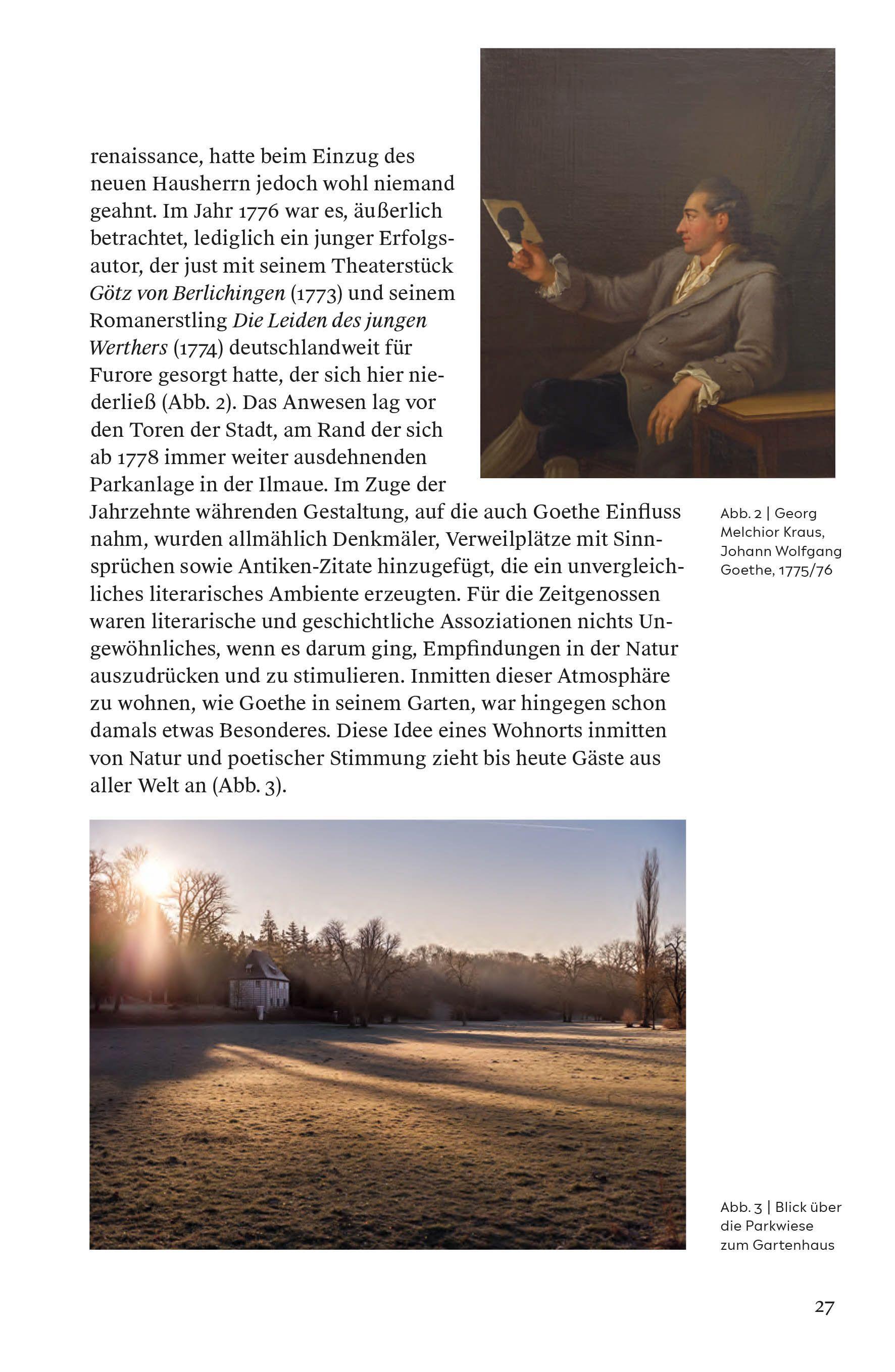 Beispielinhalt (Bild) Goethes Gartenhaus