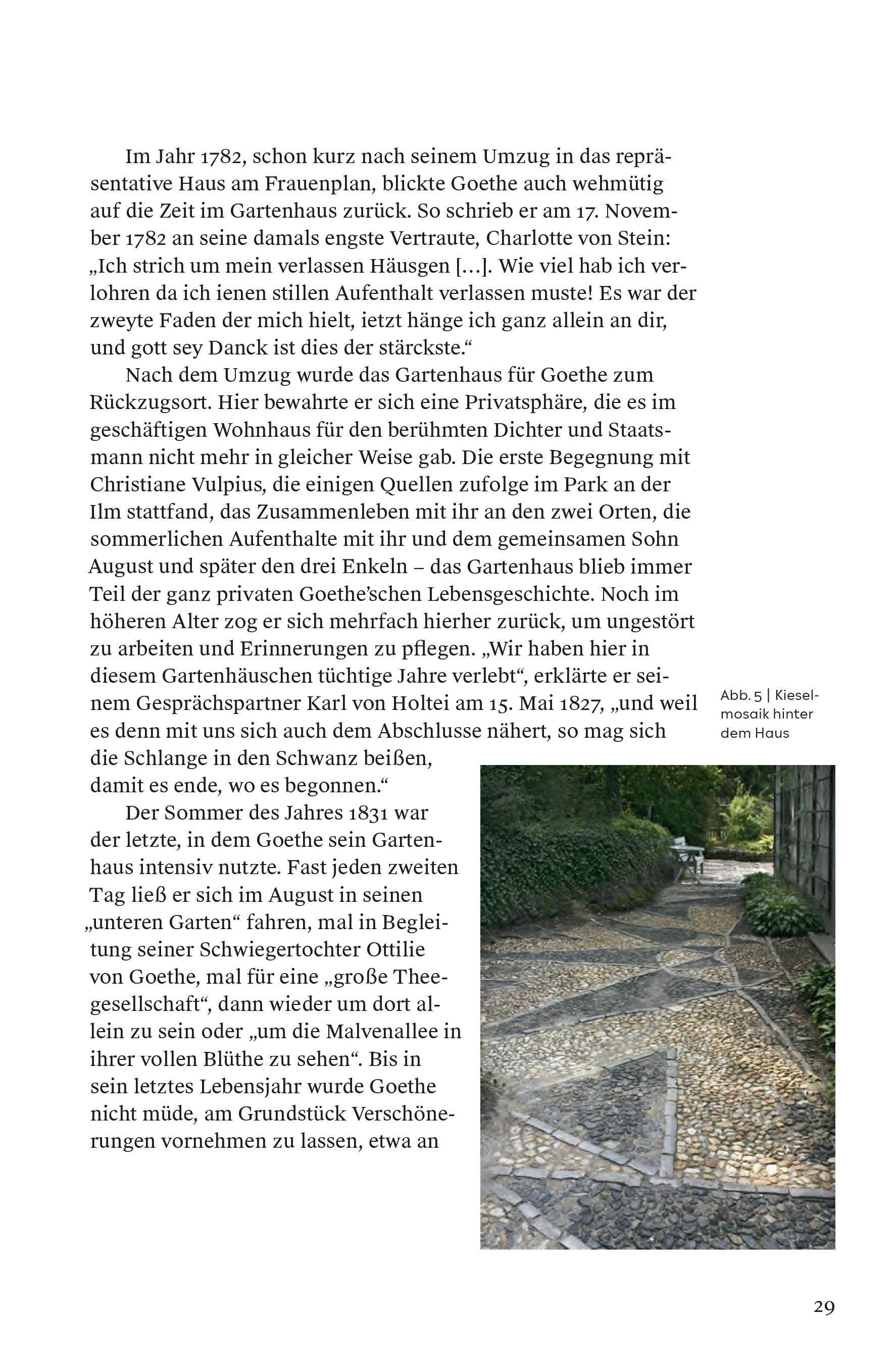 Beispielinhalt (Bild) Goethes Gartenhaus