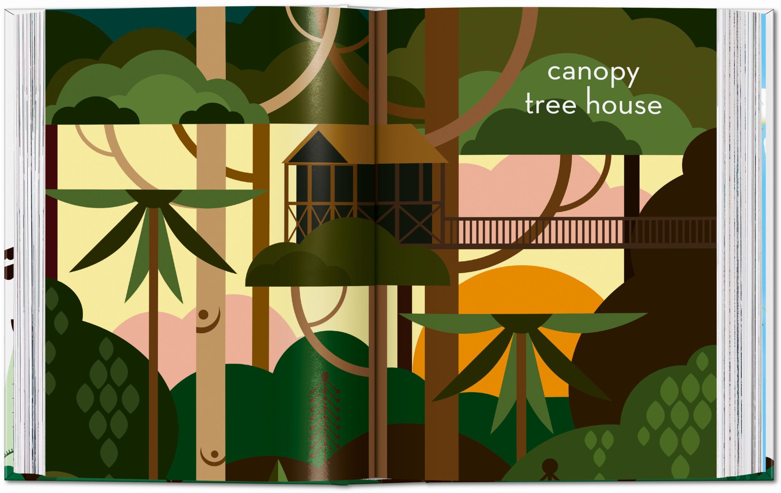 Beispielinhalt (Bild) Tree Houses. 45th Ed.