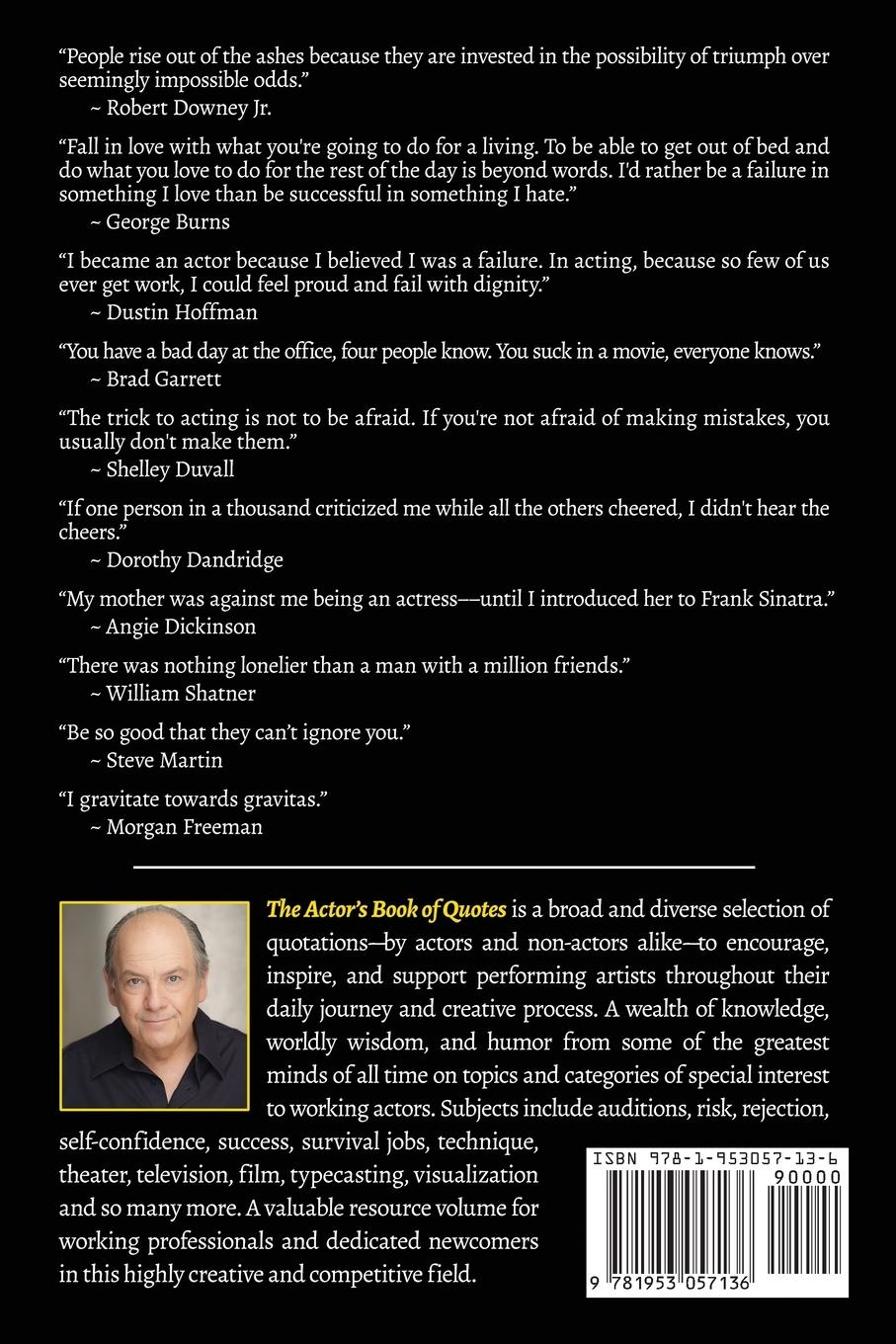 Rückseitencover The Actor's Book of Quotes