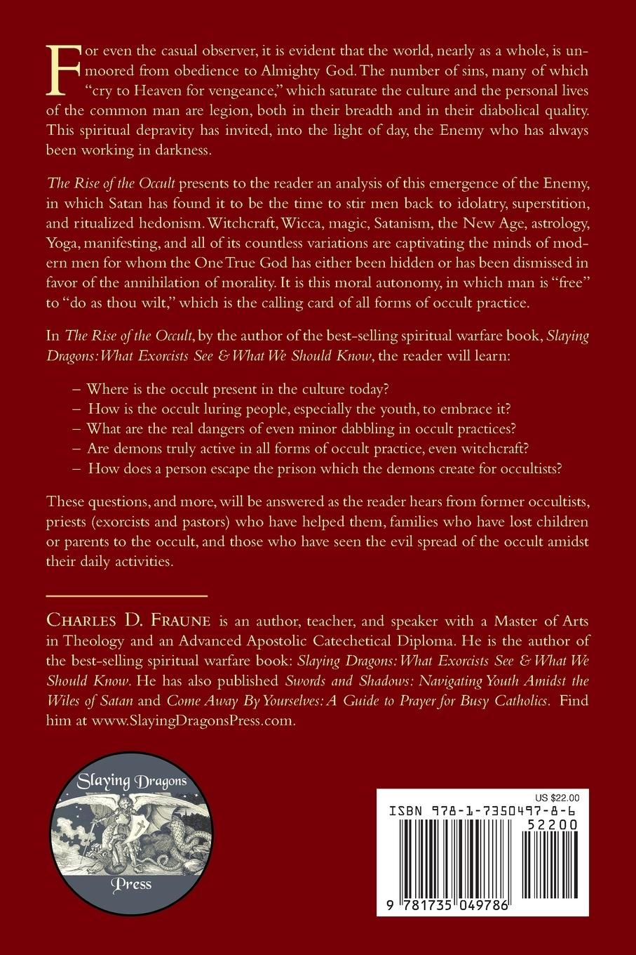 Rückseitencover Slaying Dragons II - The Rise of the Occult