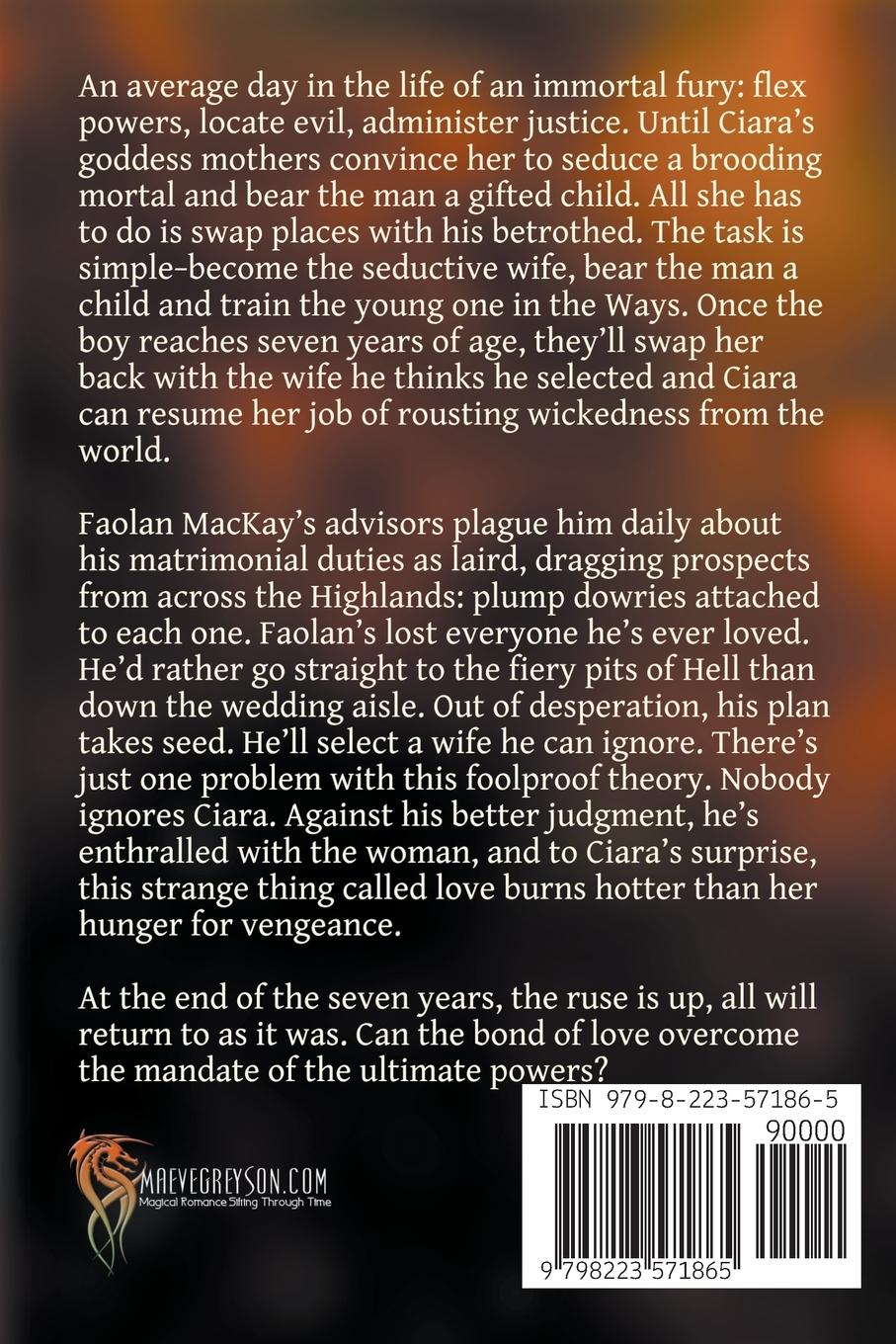 Rückseitencover The Highlander's Fury