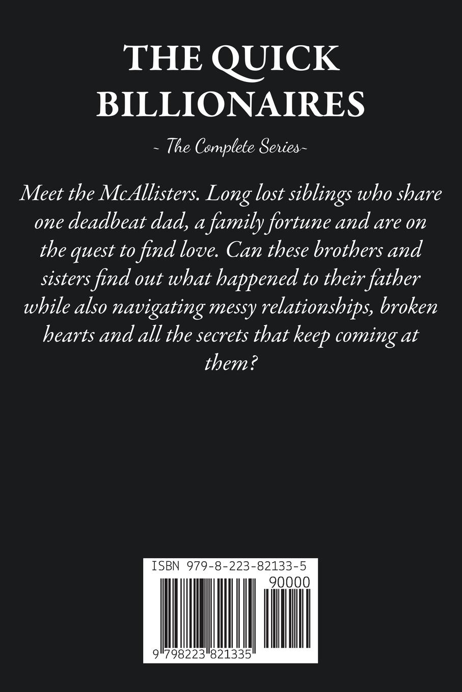 Rückseitencover The Quick Billionaires ~ The Complete Series