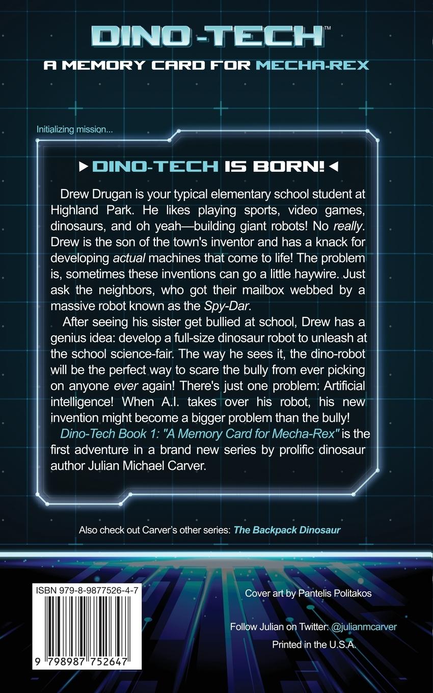 Rückseitencover A Memory Card for Mecha-Rex