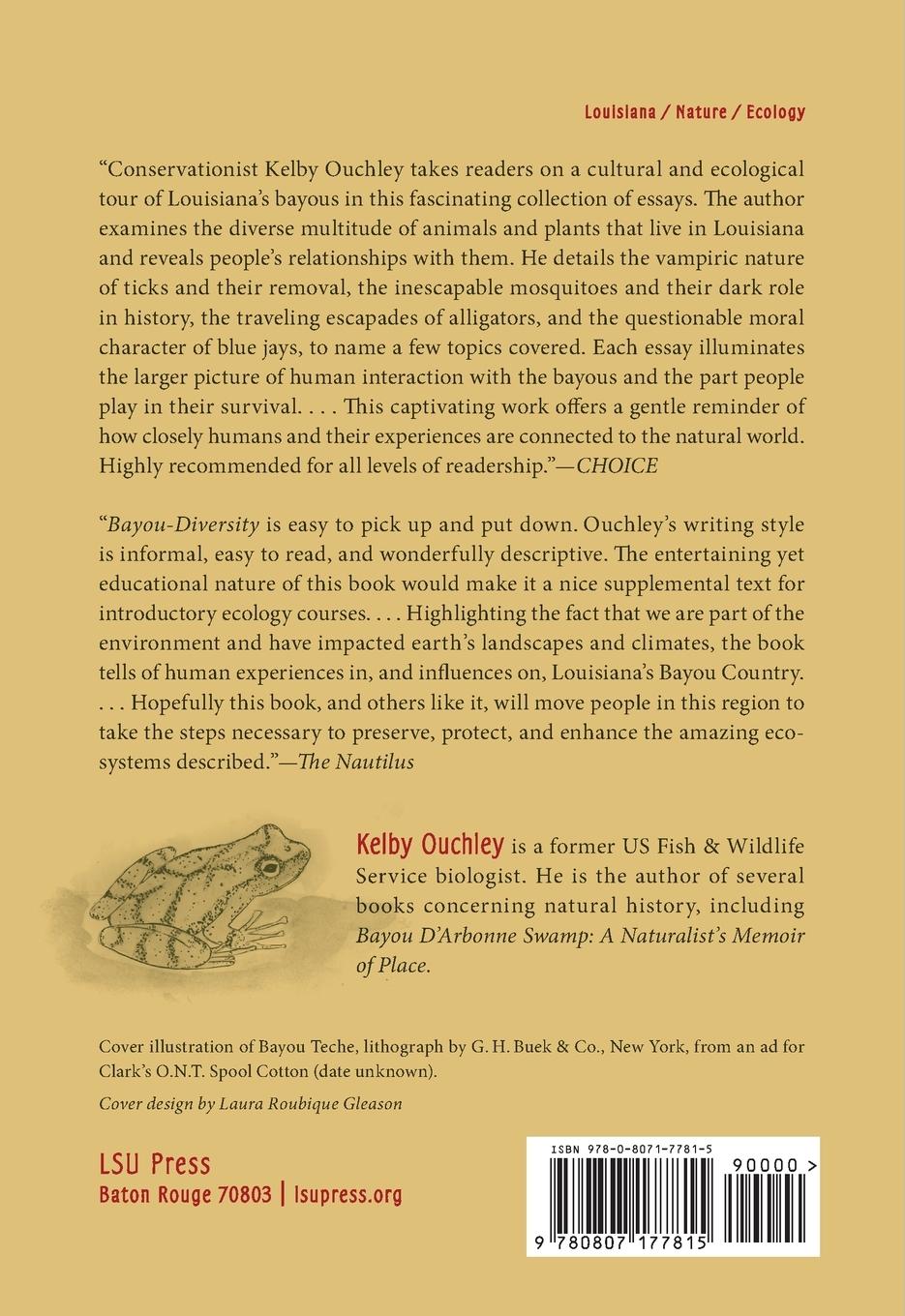 Rückseitencover Bayou-Diversity