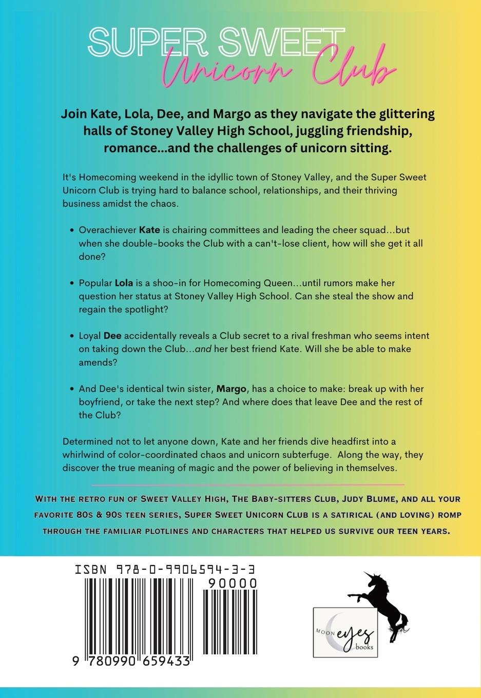 Rückseitencover Super Sweet Unicorn Club