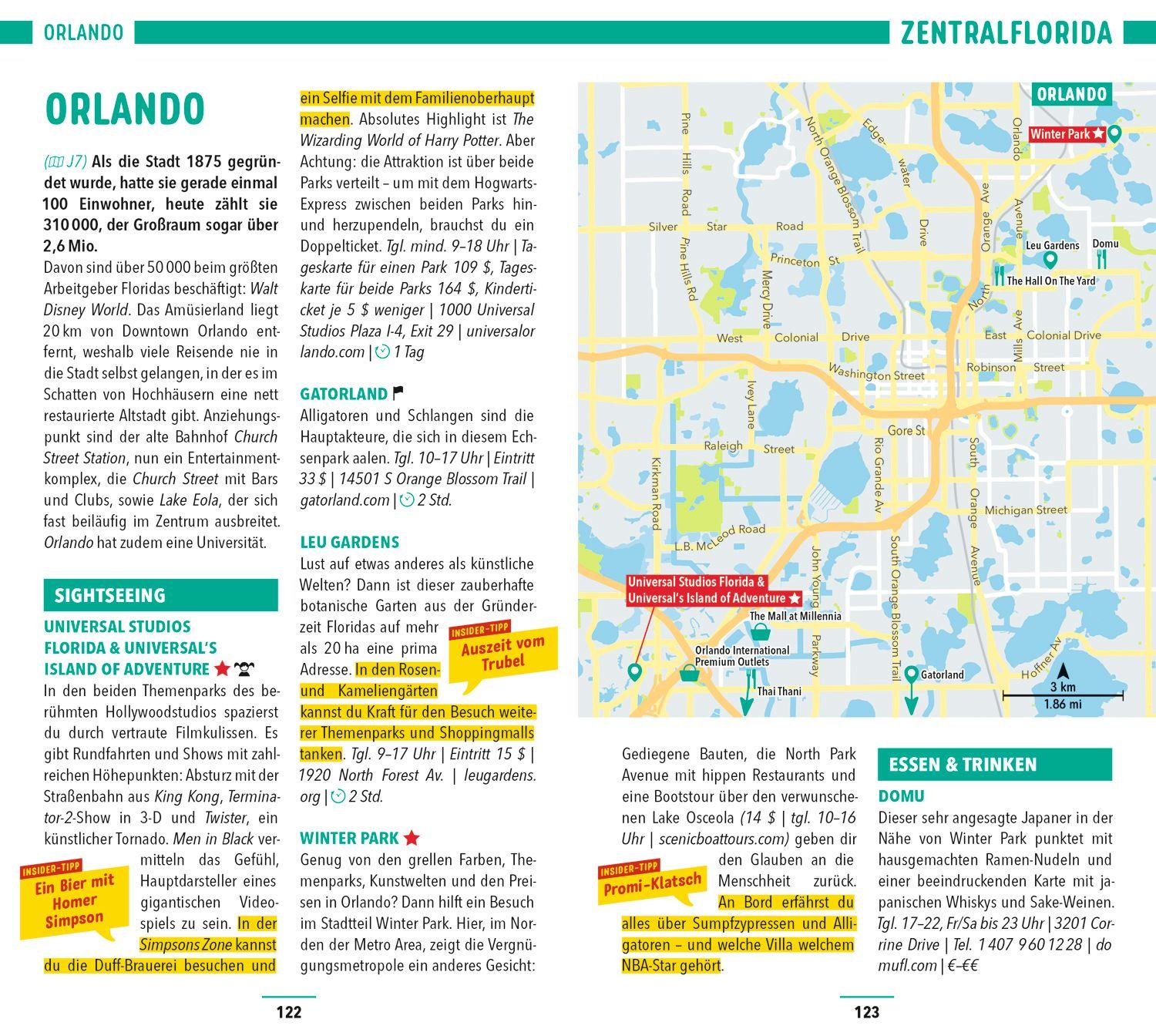 Beispielinhalt (Bild) MARCO POLO Reiseführer Florida