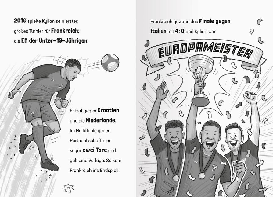 Beispielinhalt (Bild) Fußball-Stars - Alles über Mbappé. Vom Fußball-Talent zum Megastar