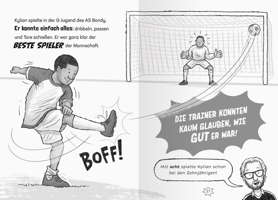 Beispielinhalt (Bild) Fußball-Stars - Alles über Mbappé. Vom Fußball-Talent zum Megastar