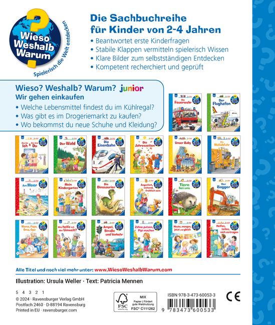 Beispielinhalt (Bild) Wieso? Weshalb? Warum? junior (2-4 J.), Band 50 - Wir gehen einkaufen