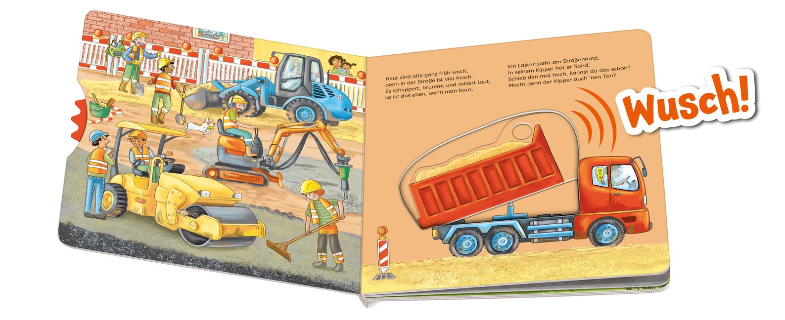 Beispielinhalt (Bild) Spielen, hören, staunen - Baustelle