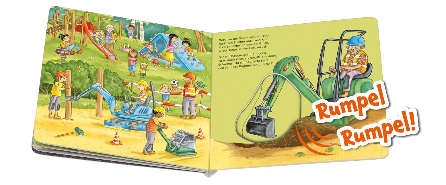 Beispielinhalt (Bild) Spielen, hören, staunen - Baustelle