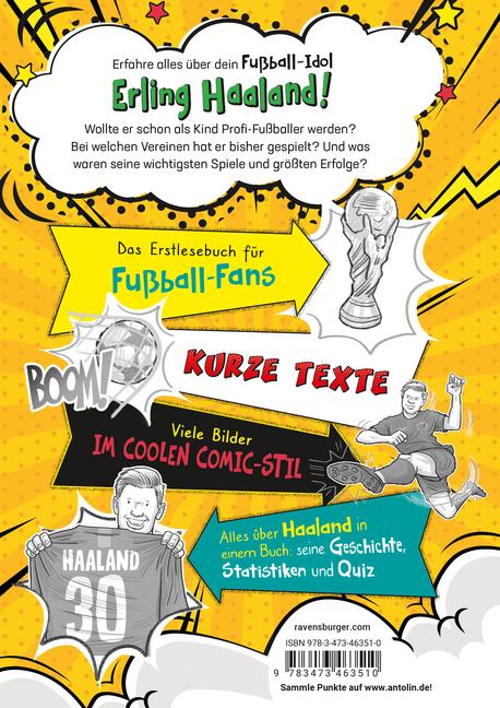 Beispielinhalt (Bild) Fußball-Stars - Alles über Haaland. Vom Fußball-Talent zum Megastar