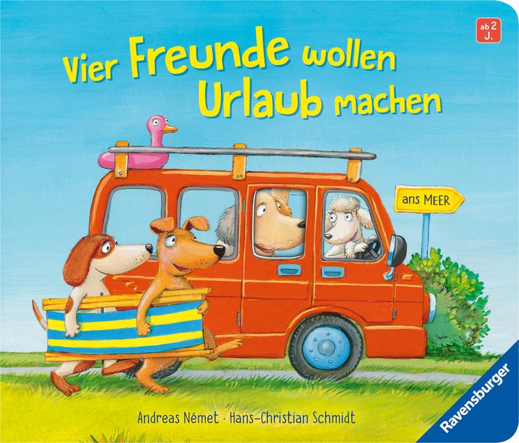 Vorderes Coverbild Vier Freunde wollen Urlaub machen