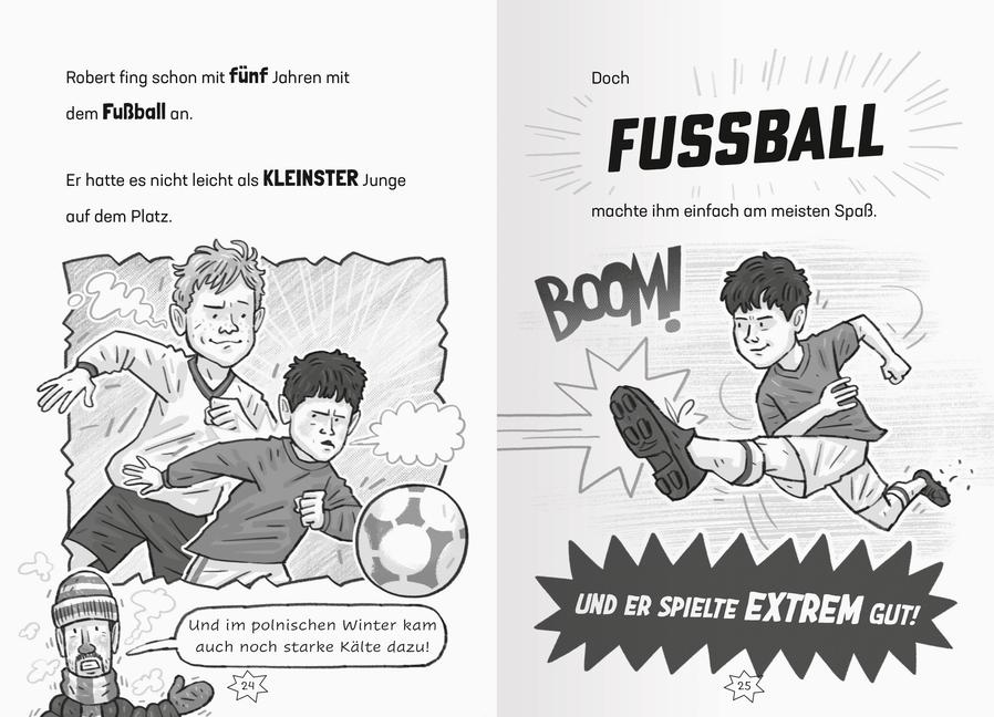 Beispielinhalt (Bild) Fußball-Stars - Alles über Lewandowski. Vom Fußball-Talent zum Megastar