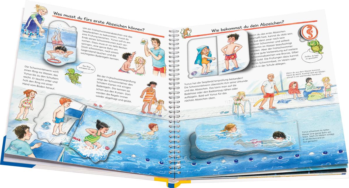 Beispielinhalt (Bild) Wieso? Weshalb? Warum? Band 26 - Komm mit zum Schwimmen