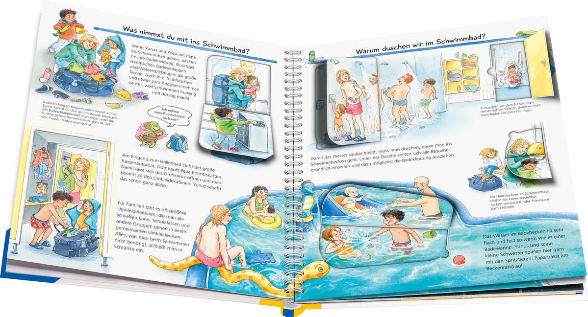 Beispielinhalt (Bild) Wieso? Weshalb? Warum? Band 26 - Komm mit zum Schwimmen