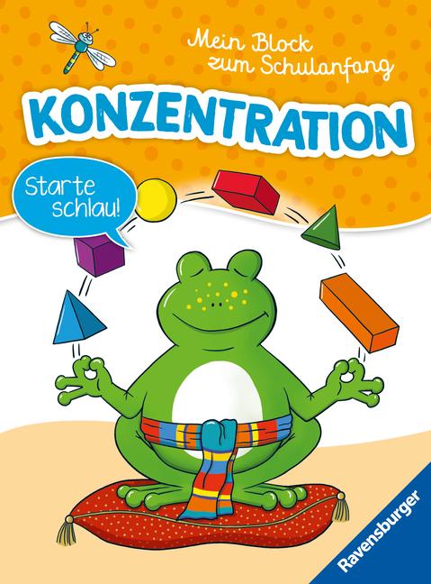 Vorderes Coverbild Mein Block zum Schulanfang: Konzentration