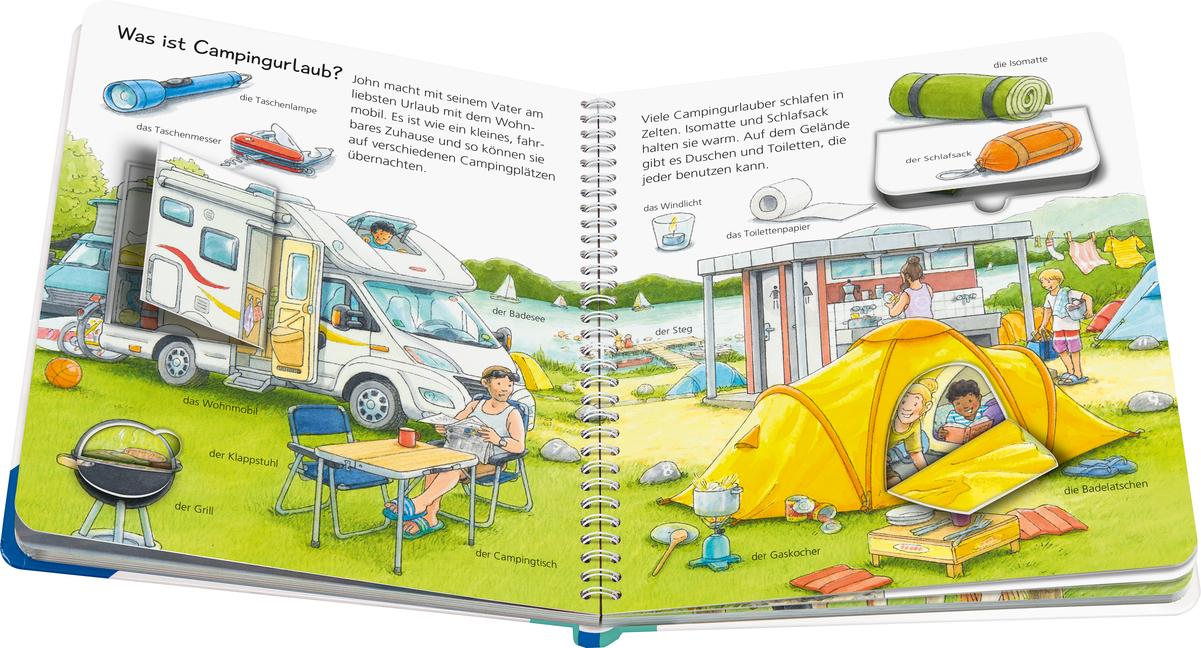 Beispielinhalt (Bild) Wieso? Weshalb? Warum? Sonderband - Mein junior-Lexikon: Urlaub