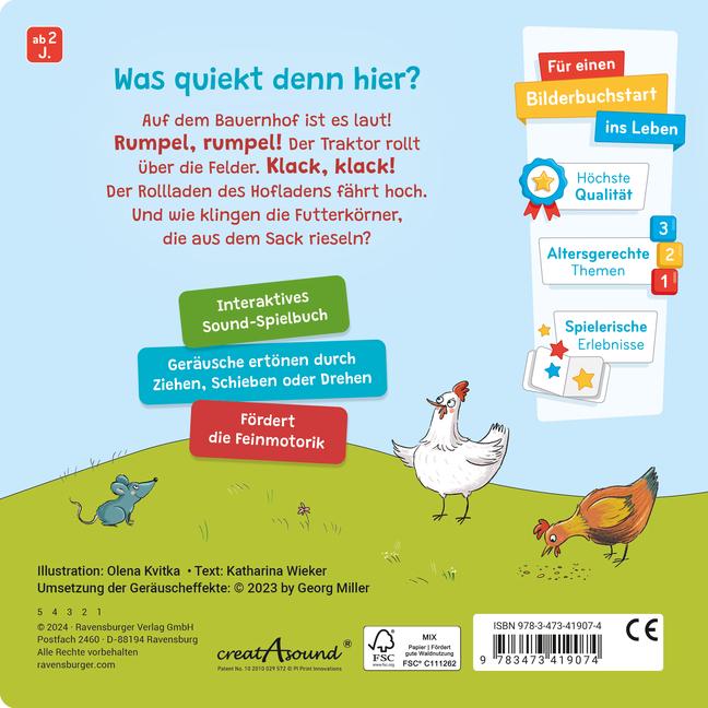 Beispielinhalt (Bild) Spielen, hören, staunen - Bauernhof