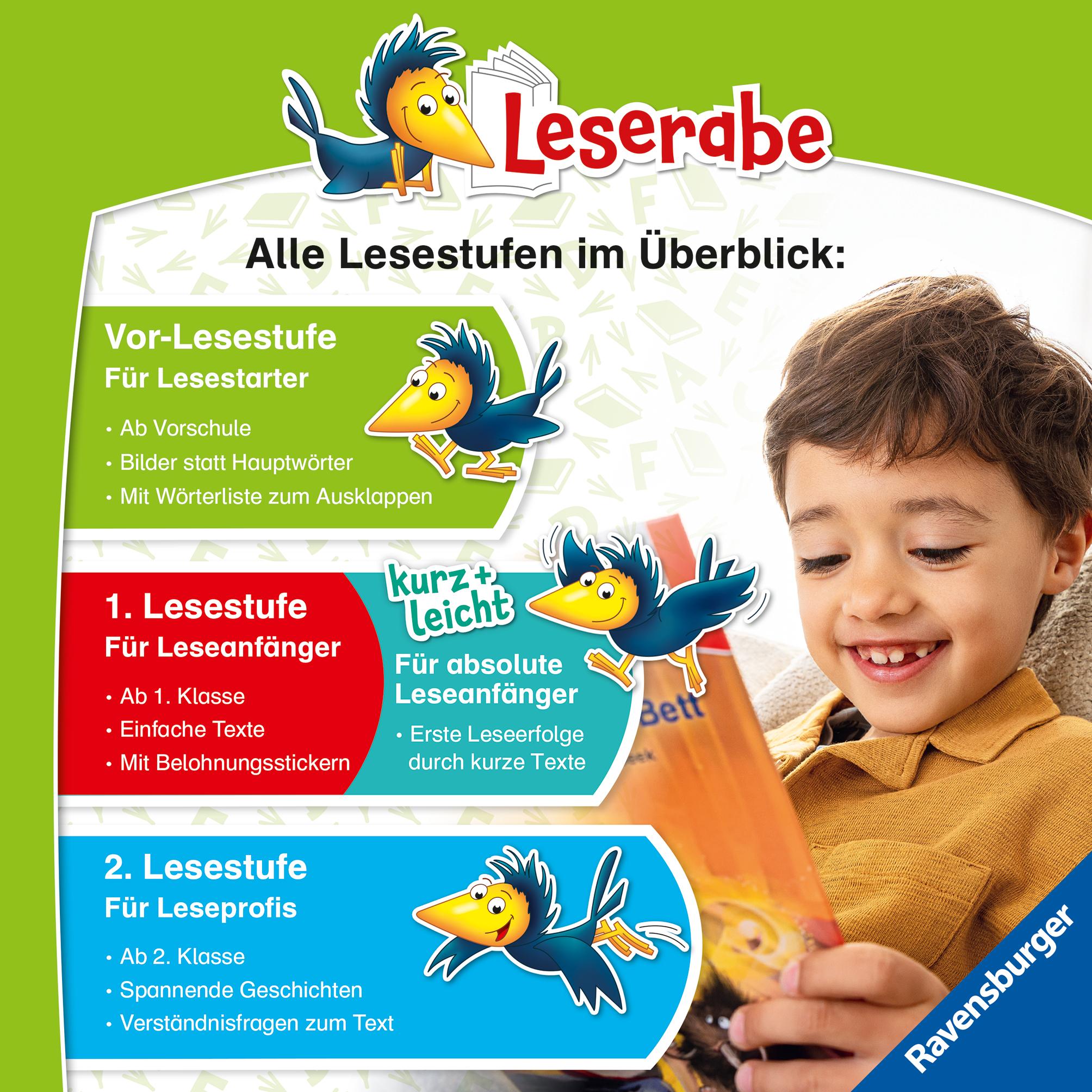 Beispielinhalt (Bild) Leserabe Vor-Lesestufe - Lustige Geschichten vom 1. Schultag