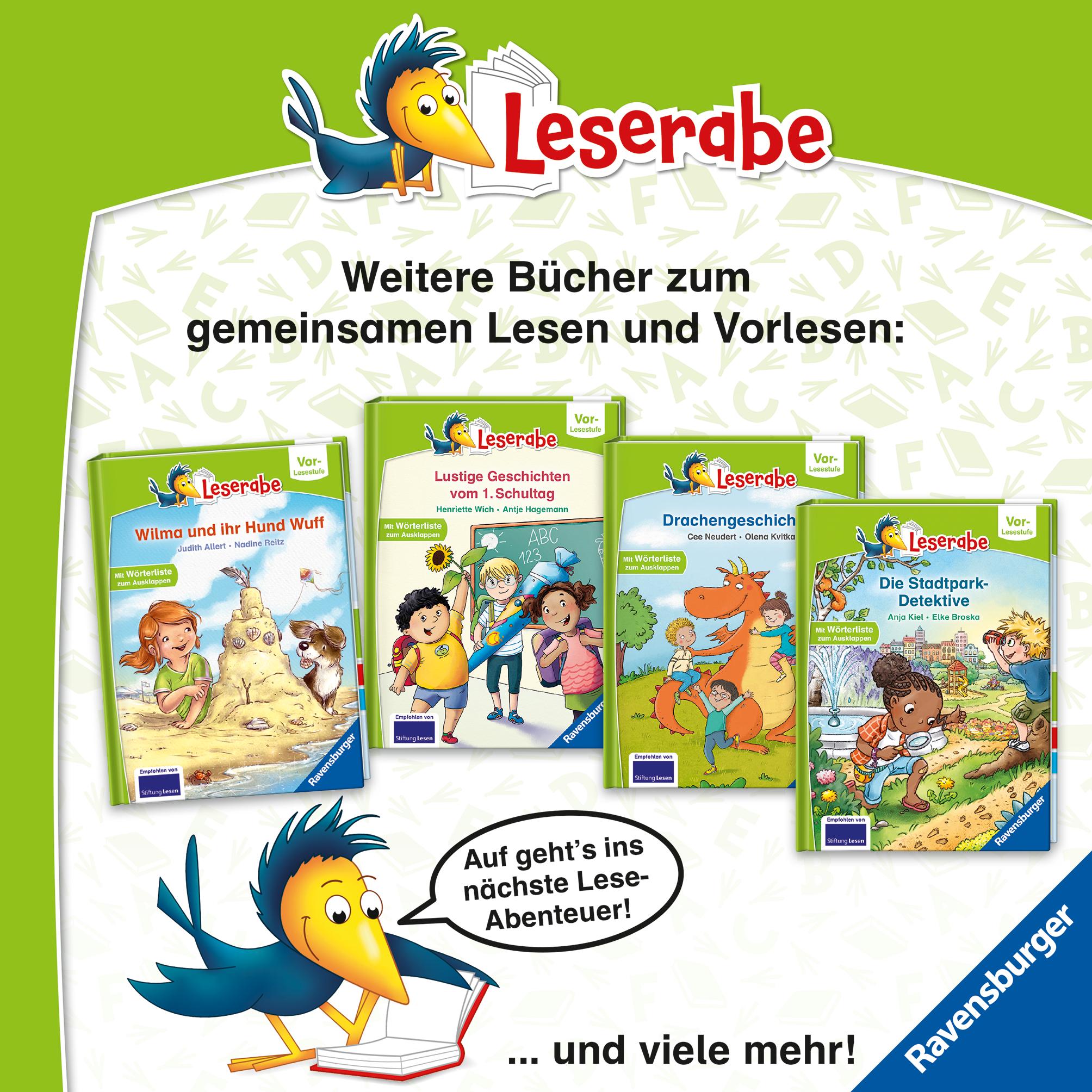 Beispielinhalt (Bild) Leserabe Vor-Lesestufe - Lustige Geschichten vom 1. Schultag