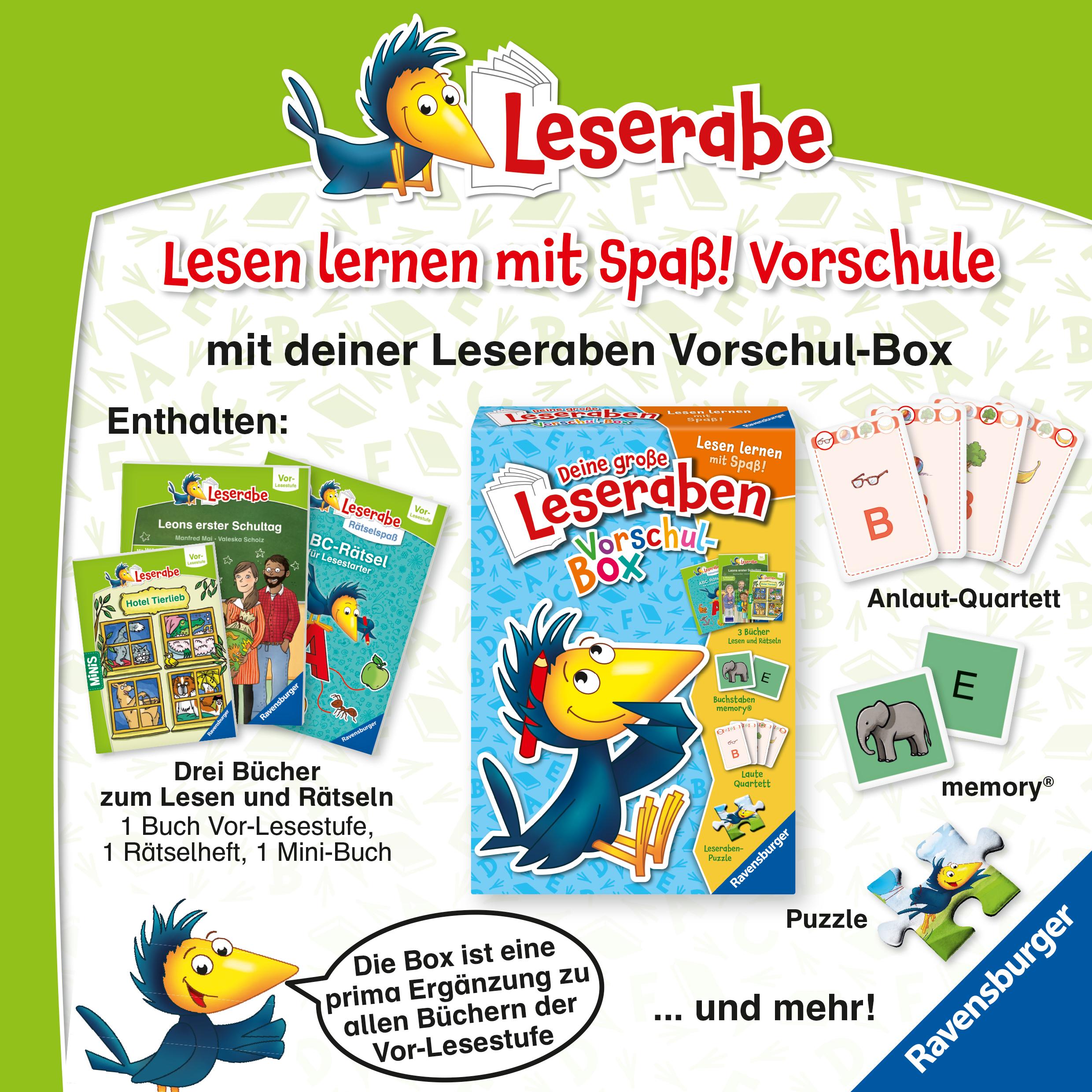 Beispielinhalt (Bild) Leserabe Vor-Lesestufe - Lustige Geschichten vom 1. Schultag