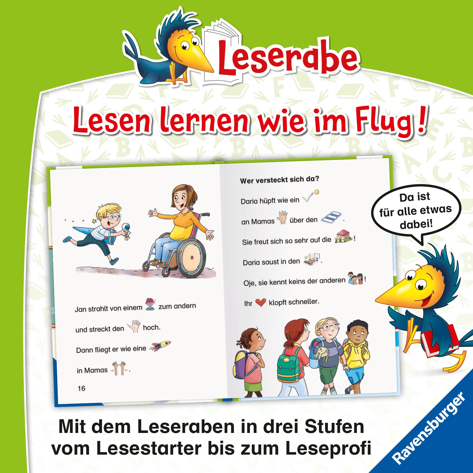 Beispielinhalt (Bild) Leserabe Vor-Lesestufe - Lustige Geschichten vom 1. Schultag