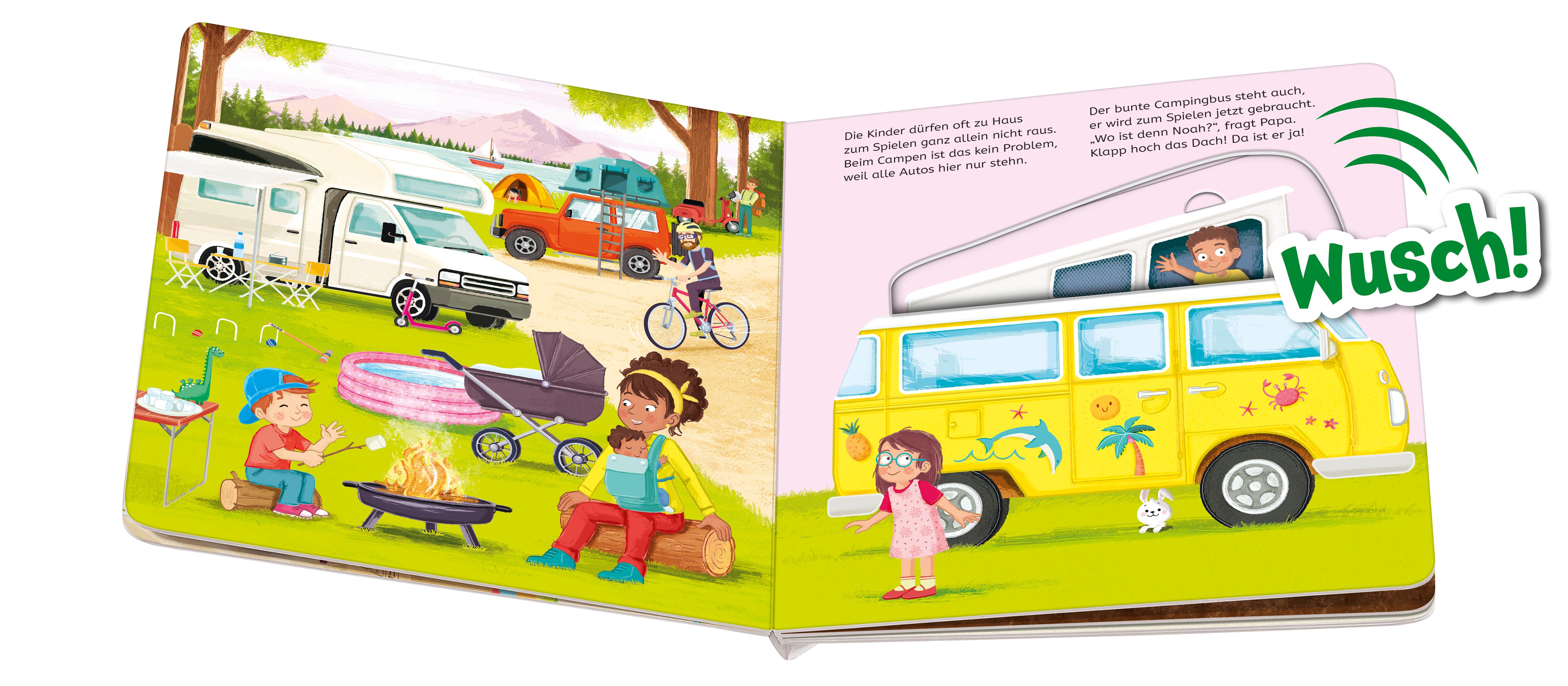 Beispielinhalt (Bild) Spielen, hören, staunen - Fahrzeuge