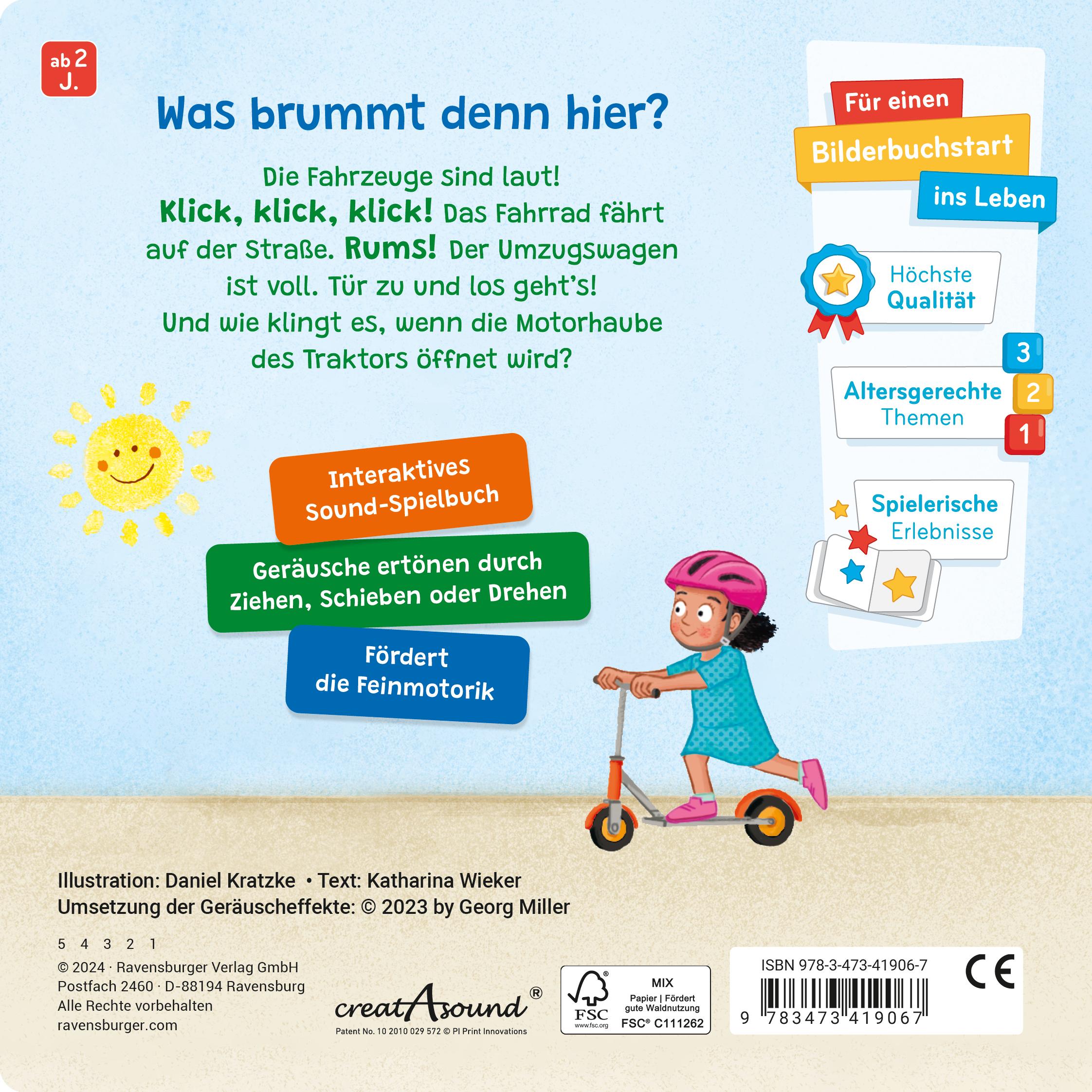 Rückseitencover Spielen, hören, staunen - Fahrzeuge