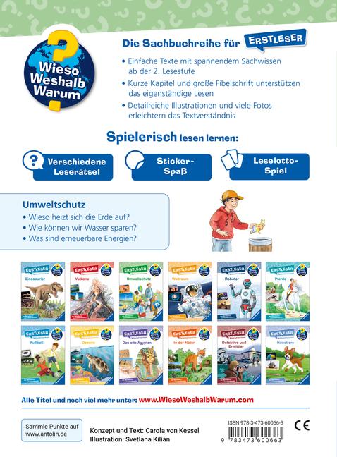 Beispielinhalt (Bild) Wieso? Weshalb? Warum? Erstleser, Band 13 - Umweltschutz