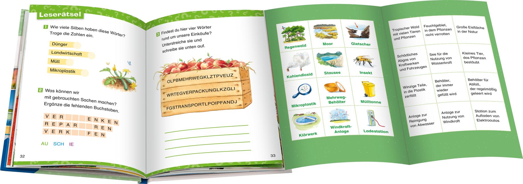 Beispielinhalt (Bild) Wieso? Weshalb? Warum? Erstleser, Band 13 - Umweltschutz