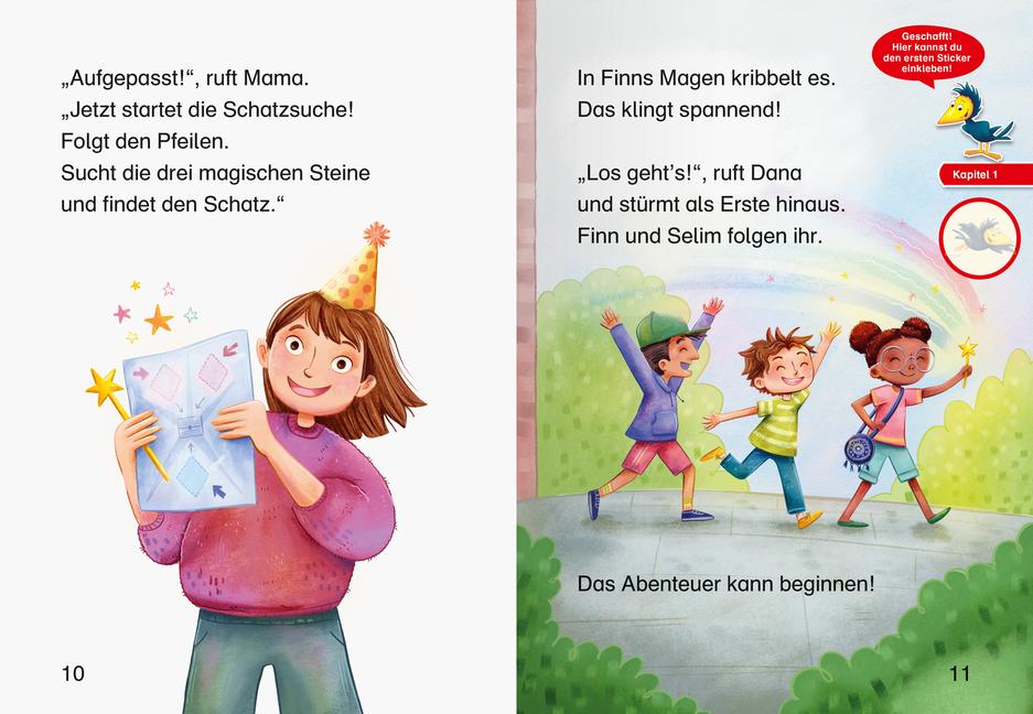 Beispielinhalt (Bild) Leserabe 1. Lesestufe - Ein fantastischer Geburtstag