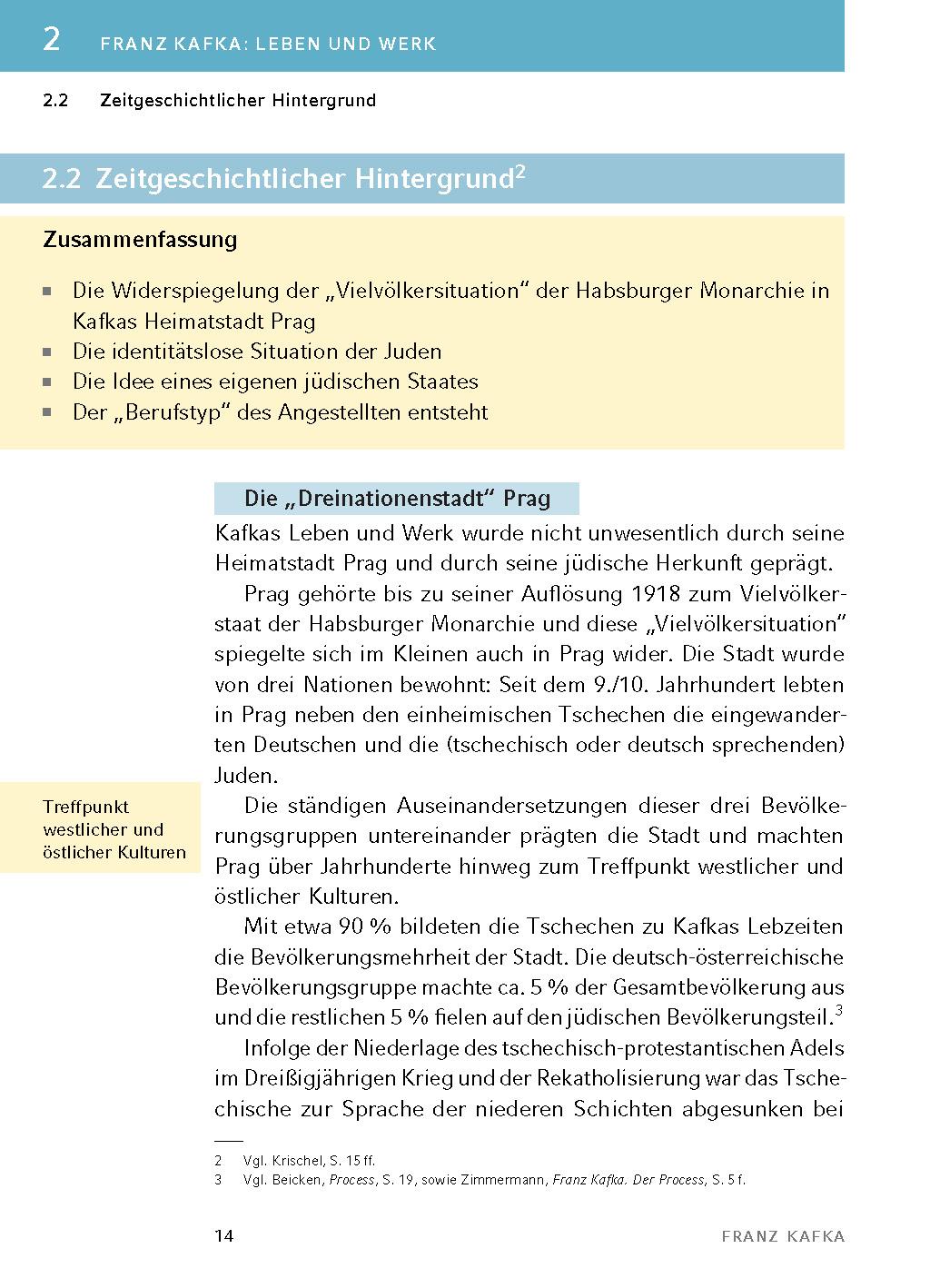 Beispielinhalt (Bild) Die Verwandlung - Textanalyse und Interpretation