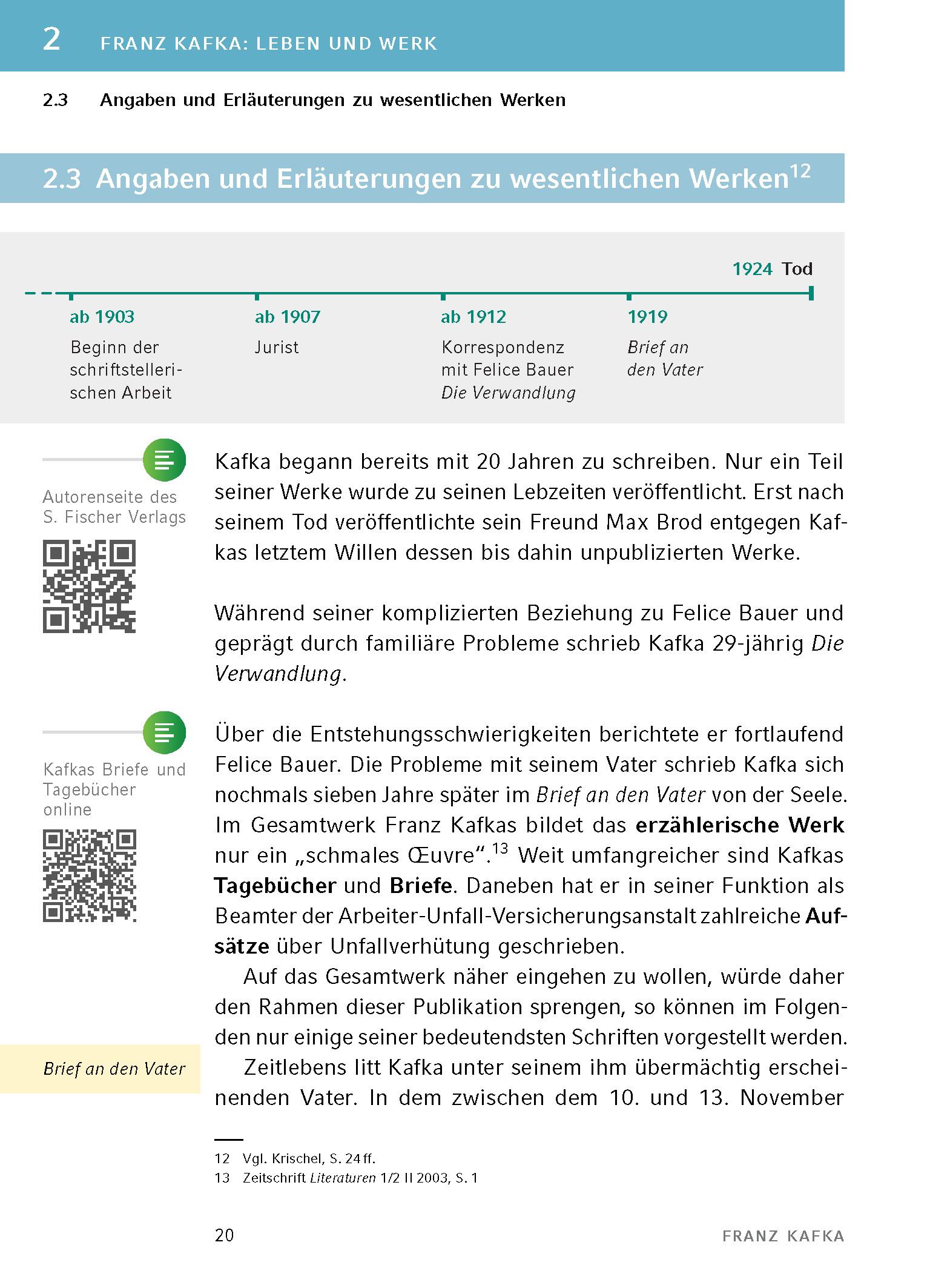 Beispielinhalt (Bild) Die Verwandlung - Textanalyse und Interpretation