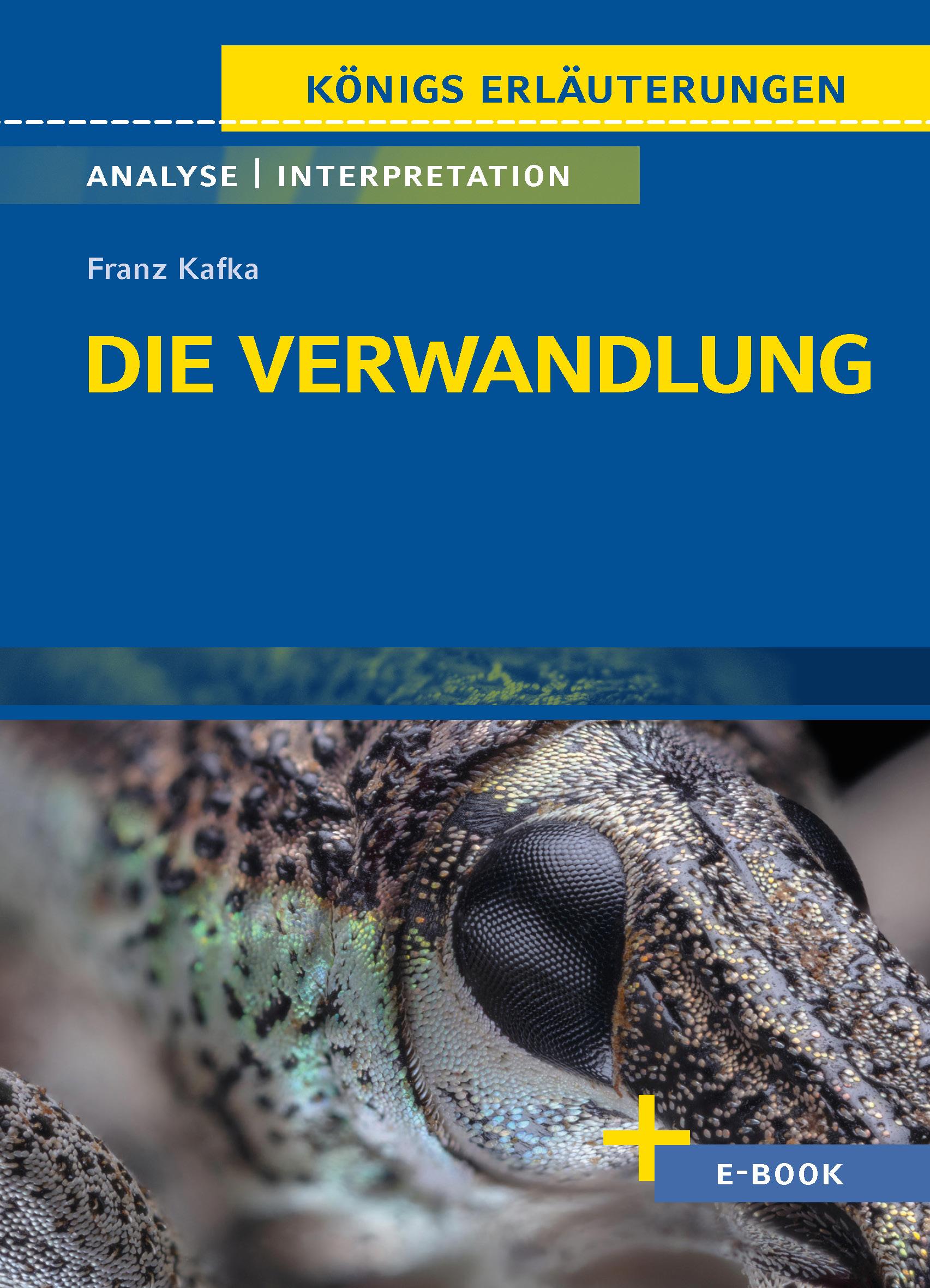 Vorderes Coverbild Die Verwandlung - Textanalyse und Interpretation