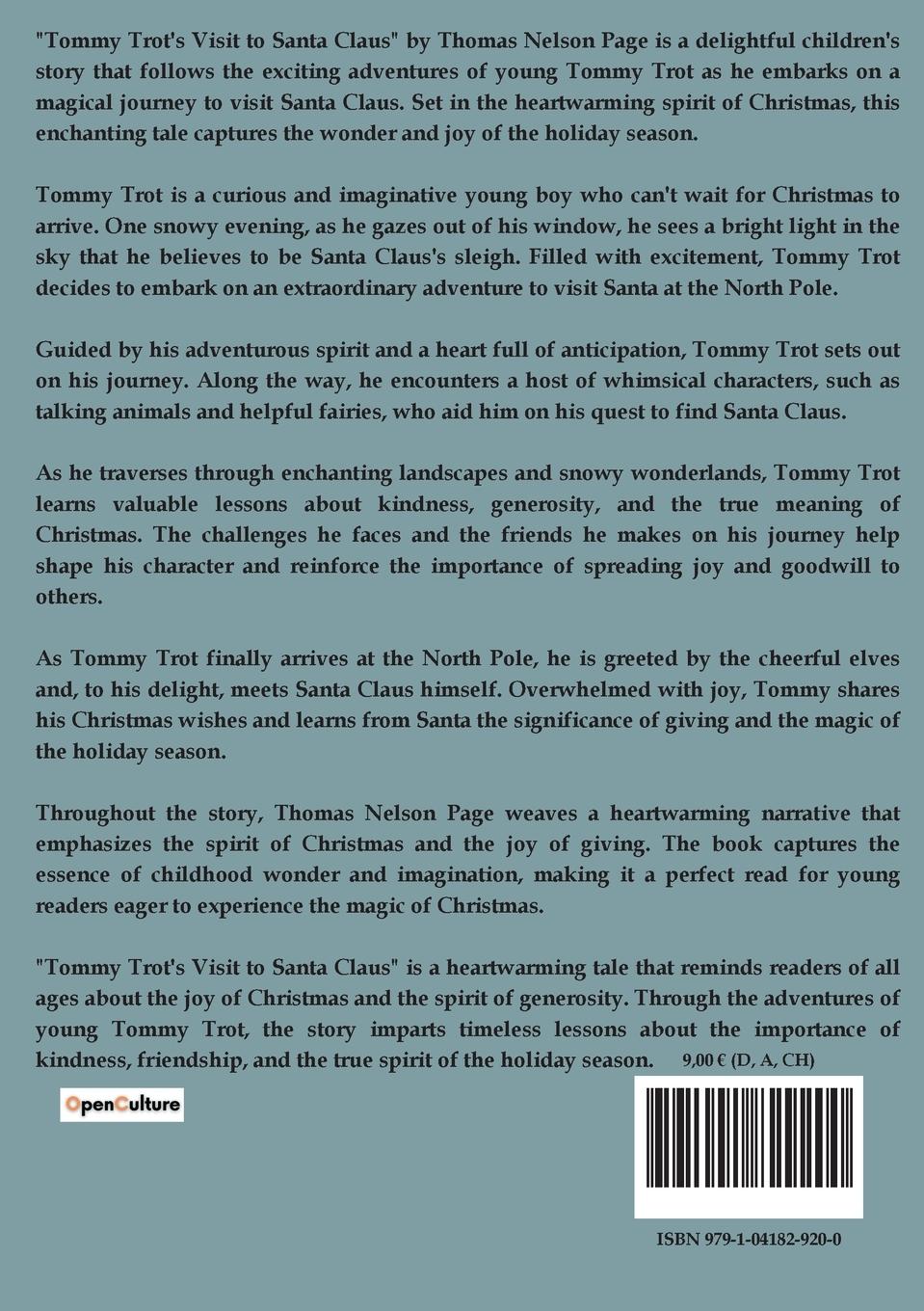 Rückseitencover Tommy Trot's Visit to Santa Claus