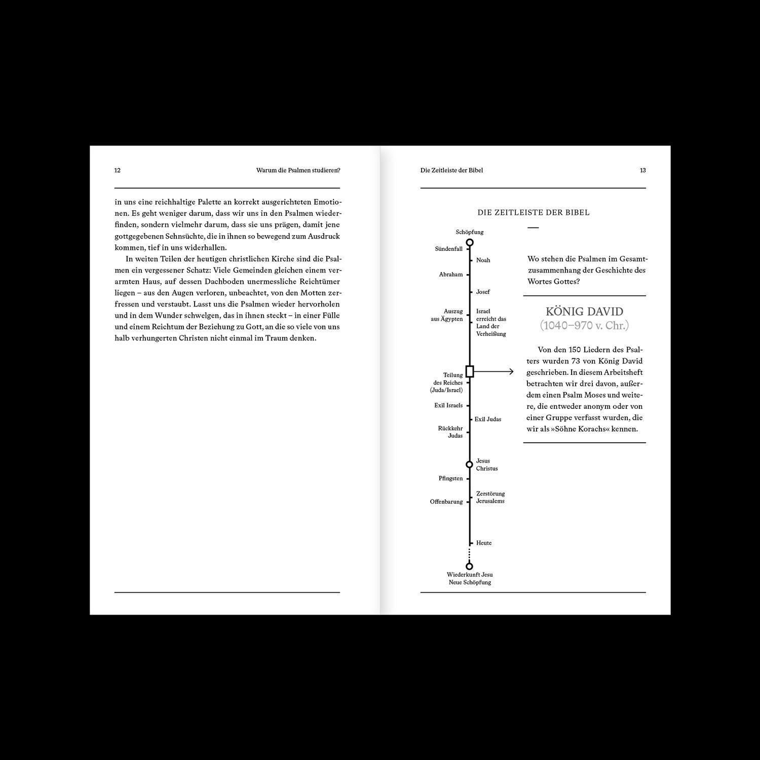 Beispielinhalt (Bild) Psalmen | Arbeitsheft (Die Bibel erklärt)