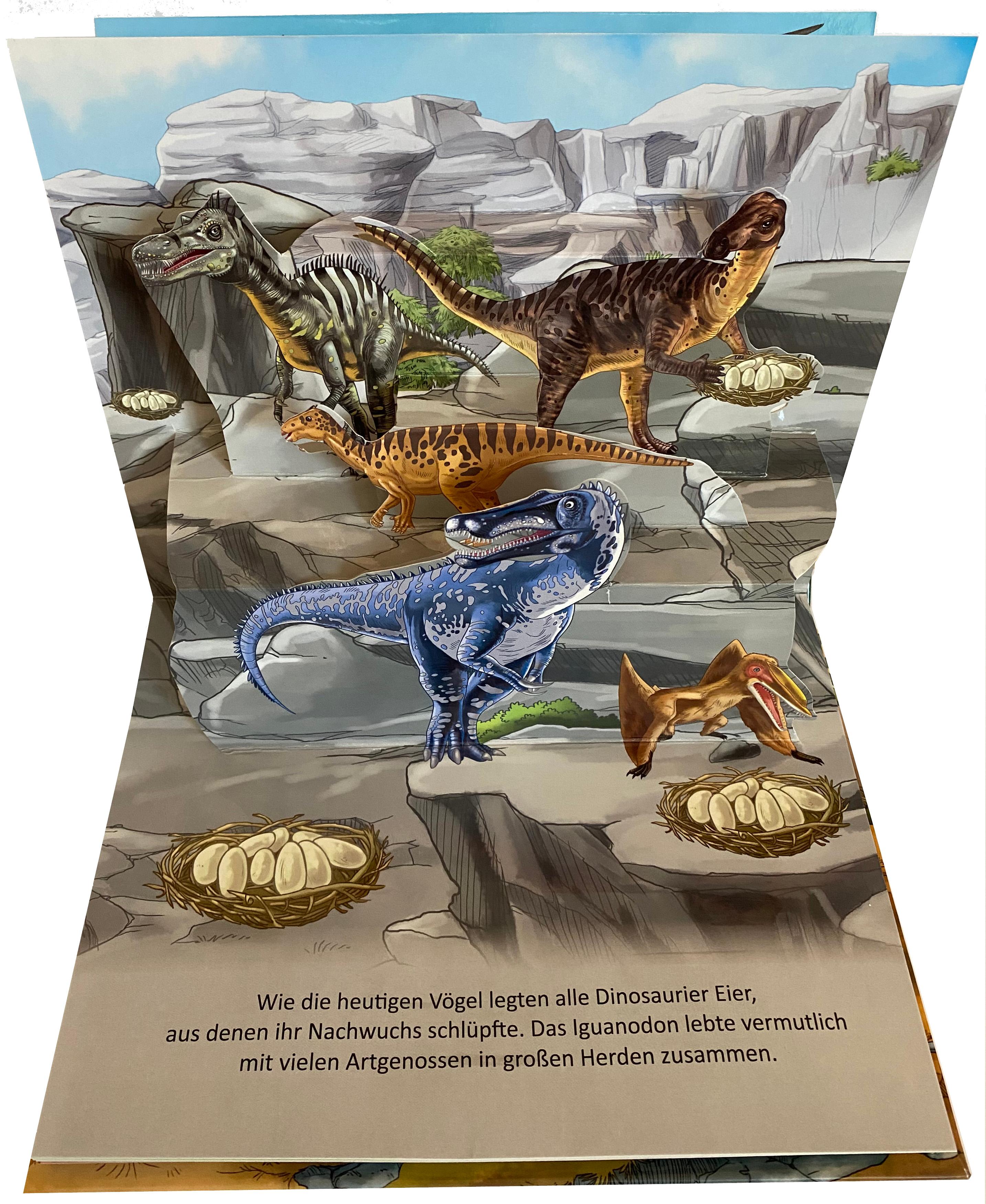 Beispielinhalt (Bild) Mein Dino Pop-up Buch