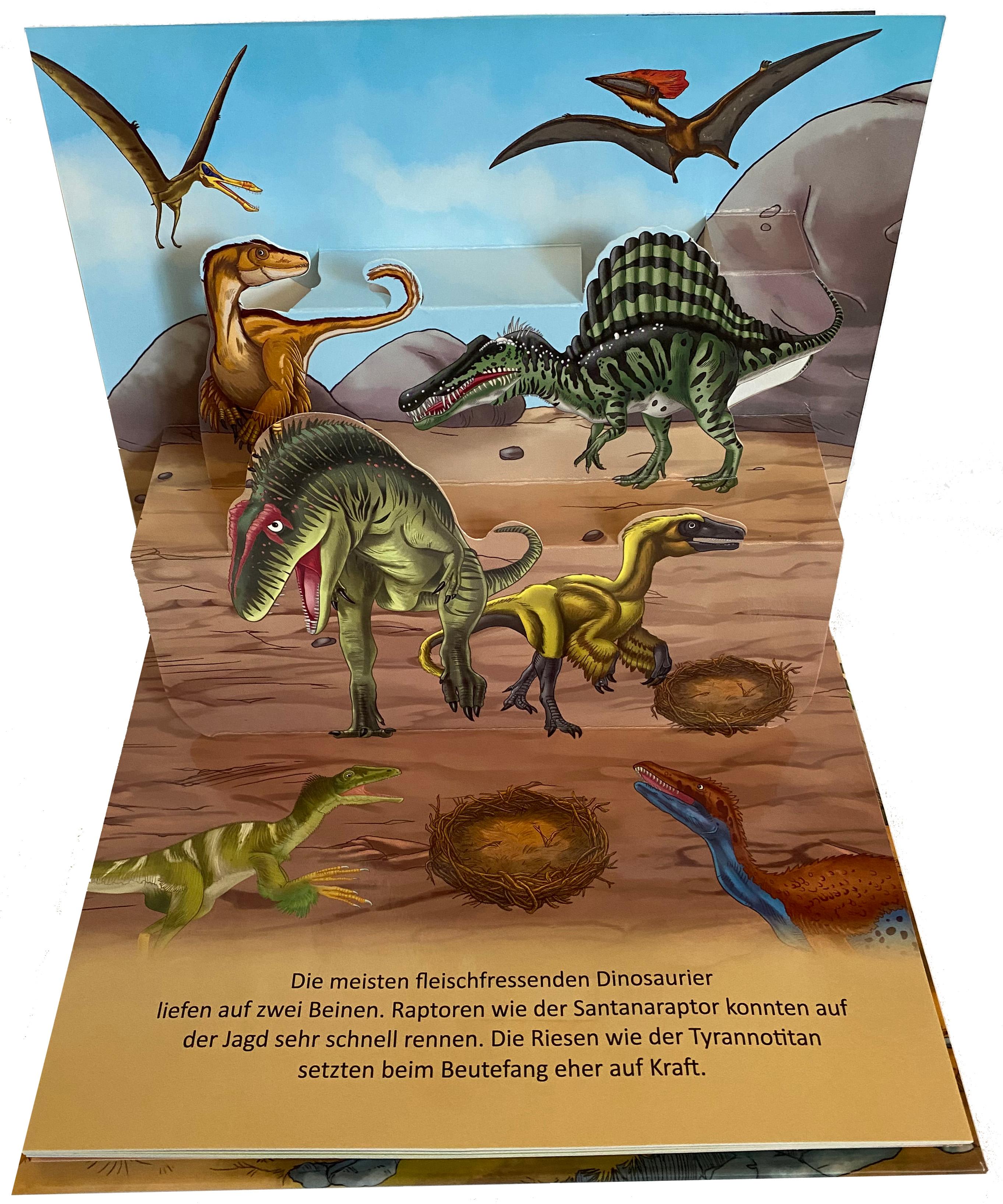 Beispielinhalt (Bild) Mein Dino Pop-up Buch