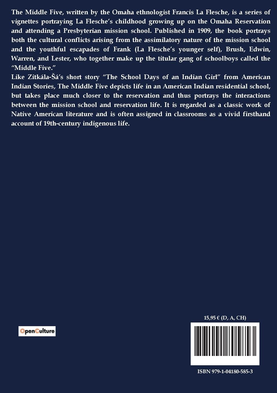 Rückseitencover The Middle Five