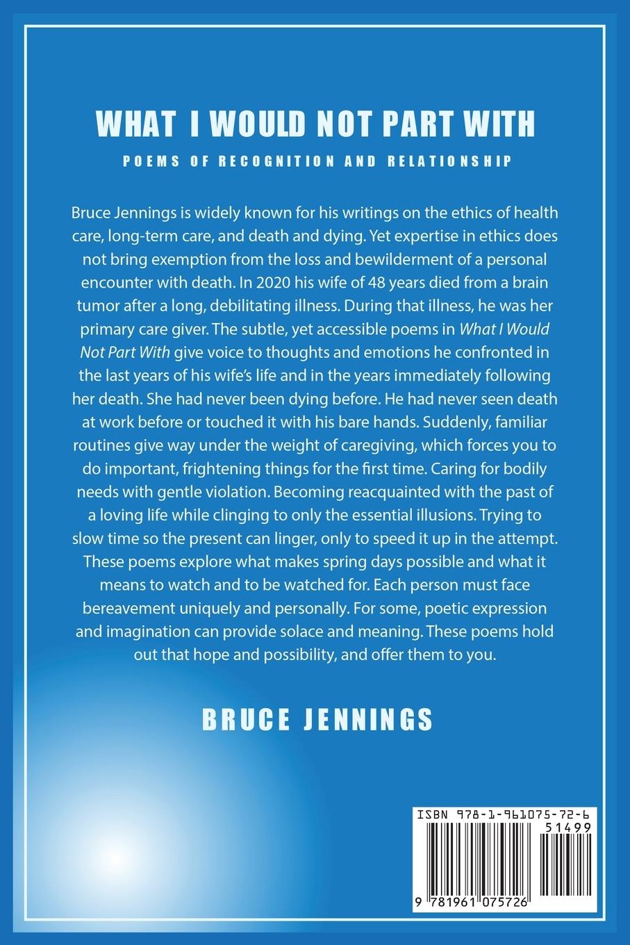 Rückseitencover What I Would Not Part With